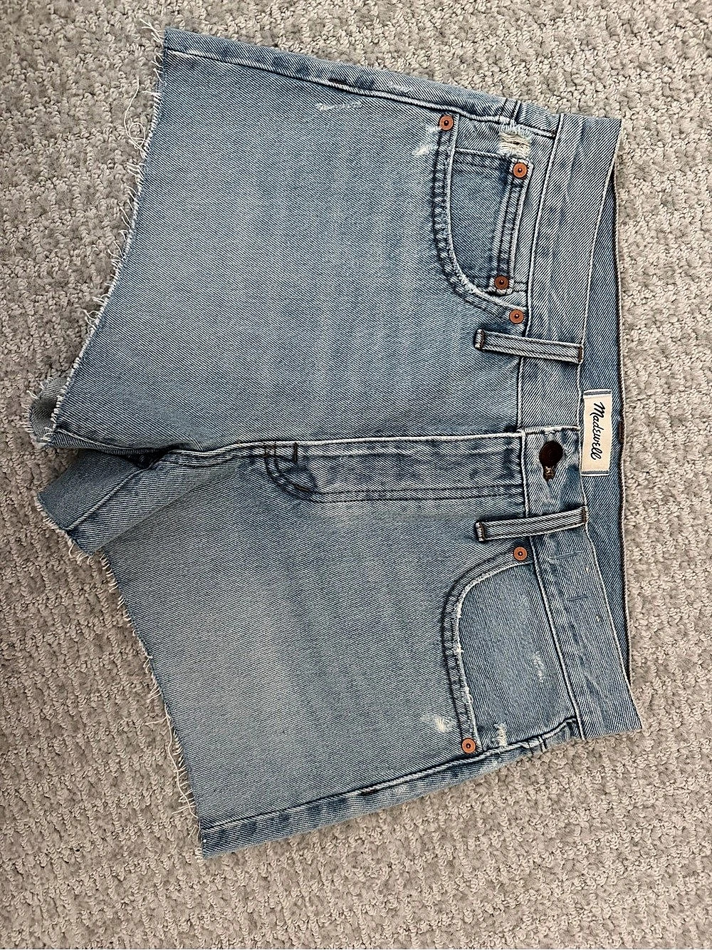Madewell Denim Jean Shorts in Blue Waist 27 NWT